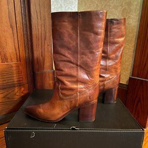 Frye boots, Flynn Mid Pull On in Cognac size 7.5M